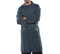 Beeswift Men's Warehouse Coat PCWC Polycotton Spruce Green Size 44
