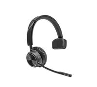 Poly DECT Savi 7410 Office Monaural Headset - Savi 7400 Series - On-Ear - Wireless - Black