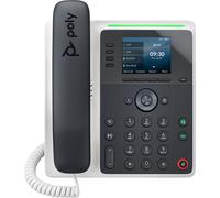 Poly Edge E220 IP Office Phone HD Voice PoE 4 Line Keys NoiseBlockAI