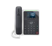 Poly Edge E220 IP Office Phone HD Voice PoE 4 Line Keys NoiseBlockAI