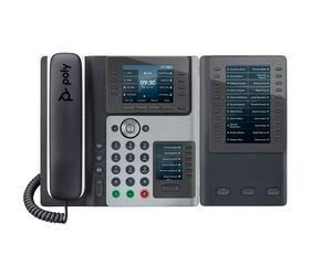 Poly Edge E400 IP Phone and PoE-enabled