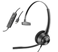 Poly EncorePro 310 USB-C Monaural USB-C headset with all-day wearing comfort and excellent audio, perfect for call centres
