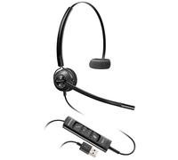 Poly Headset EncorePro 545 USB-A/USB-C - Acoustic Hearing Protection, Convertible, Call/Hold Buttons