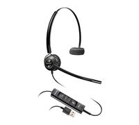 Poly Headset EncorePro 545 USB-A/USB-C - Acoustic Hearing Protection, Convertible, Call/Hold Buttons