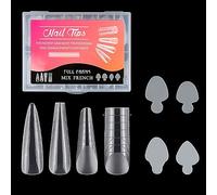Poly Extensions Gel Duals Nail Forms Clear Nail Extension Tips Forms Extension Tips French Stickers Manicure Tool Clear Duals Full Cover Building Gel Mold