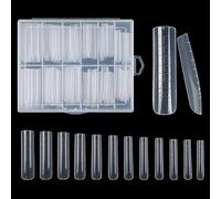 Poly Extensions Gel Duals Nail Forms Clear Nail Extension Tips Forms Extension Tips French Stickers Manicure Tool Clear Duals Full Cover Building Gel Mold