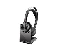POLY Micro-casque Voyager Focus 2 USB-C-C adaptateur USB-C/A base de chargement