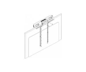 Poly Monitor Stand for Poly Studio X30, X32 and V12 Official HP Poly mounting brackets for securely and stylishly mounting Studio X30, X32 and V12