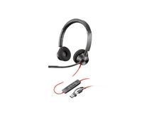POLY Plantronics Blackwire 3320 BW3320 Stereo USB-C & USB-A Corded UC Headset
