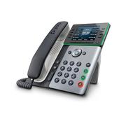 Poly (Plantronics + Polycom) Poly Edge E350 Desktop IP Phones (Plantronics + Polycom), Easy to Install with Wi, Fi Included, 8 Line Keys Support up to 32 Lines