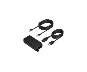 Poly PoE Adapter with a 3.66 m CAT6A cable and power cord