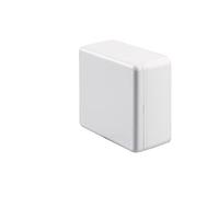 POLY POOL - PP0219 Square Wall Electrical Junction Box for Channels 20 x 10 mm, 20 x 15 mm, 30 x 15 mm, 40 x 20 mm - White Junction Box - Made in Italy