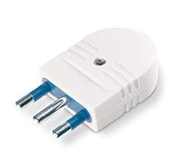 Poly Pool PP0461X 16a 2P+T Plug, Axial Cable Outlet, Cable Clip White