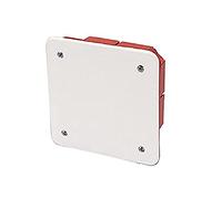 Poly Pool PP0585 Recessed Junction Box With Lid - Electrical Wall Box With Screws for Fixing Lid - Made in Italy