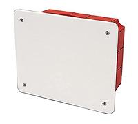 Poly Pool PP0588 Recessed Junction Box with lid, dim. Est. 161x130x70mm, Plastic, White