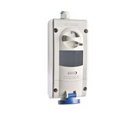 Poly Pool PP0735 Wall Socket with Dispos Lock and Bracket IEC309 16A 2P+T 200÷250V~