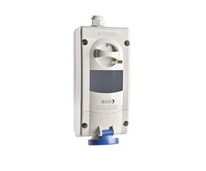 Poly Pool PP0735 Wall Socket with Dispos Lock and Bracket IEC309 16A 2P+T 200÷250V~