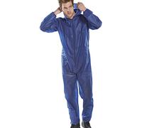 POLY PROP DISPOSABLE BOILERSUIT BLUE M