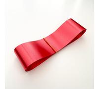 Poly Ribbon 2" Wide Crafts Floristry Wedding Cars Cakes Hampers (3 metres, 8. Brick Red)