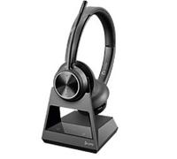 Poly Savi 7320 Office Stereo Stereo DECT headset with charging base - Ideal for professionals working with landlines and PCs