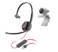 Poly - Studio P5 Kit with Blackwire 3210 (Plantronics) - 1080p HD Video Conferen