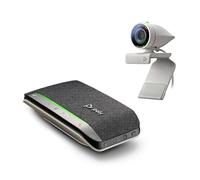 Poly - Studio P5 Kit with Poly Sync 20+ (Plantronics) - 1080p HD - Video Conference Camera - Professional Webcam and Bluetooth Wireless Smart Speakerphone Kit, gray