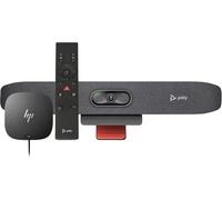 POLY Studio R30 USB Video Bar and BT Remote with HP USB-C Dock G5 (ABU)