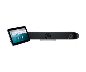 Poly Studio X52 and TC10 The Poly Studio X52 4K UHD videobar combines with the Poly TC10 touchpad to form a powerful and comprehensive conferencing