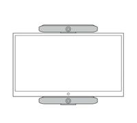 Poly Studio X70 VESA Mount - Silver