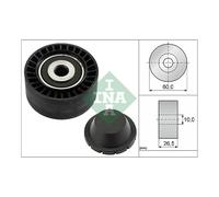 Poly V Ribbed Belt Deflection Guide Pulley INA for 206 Berlingo Partner Tepee 30