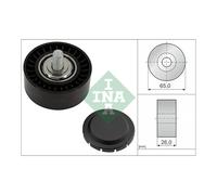 Poly V Ribbed Belt Deflection Guide Pulley INA for A8 A6 A7 Q8 Allroad Q7 532 11