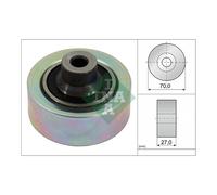 Poly V Ribbed Belt Deflection Guide Pulley INA for C3 C4 207 307 CC Picasso C2 G