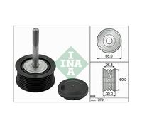 Poly V Ribbed Belt Deflection Guide Pulley INA for Cayenne 532 0793 10 Top Germa
