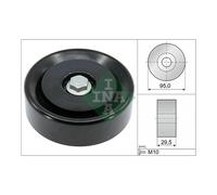 Poly V Ribbed Belt Deflection Guide Pulley INA for Ceed i30 Accent Rio Soul Pro