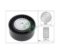 Poly V Ribbed Belt Deflection Guide Pulley INA for Doblo Combo Fiorino Qubo Nemo
