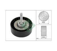 Poly V Ribbed Belt Deflection Guide Pulley INA for Mondeo Galaxy S-Max V70 Trans