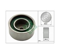 Poly V Ribbed Belt Deflection Guide Pulley INA for Movano Master 532 0367 20 Top