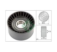 Poly V Ribbed Belt Deflection Guide Pulley INA for Movano Vivaro Trafic II Prima