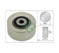 Poly V Ribbed Belt Tensioner Pulley INA for C3 307 Xsara Partner 306 Scudo Dispa