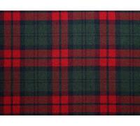 Poly Viscose Tartan Suiting Dress Fabric Red & Green - per metre