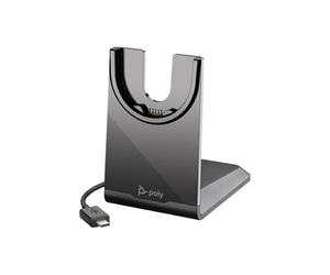 Poly Voyager 4300 USB-C Charging Dock USB-C dock compatible with Voyager 4300 and Voyager Focus 2 range.