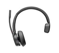 Poly Voyager 4310 UC Monaural Headset with BT700 USB-A Adapter and Charging Stan