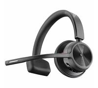 Poly - Voyager 4310 UC Wireless Headset (Plantronics) - Single-Ear Headset w/ Mic - Connect to PC/Mac via USB-A Bluetooth Adapter, Cell Phone via Bluetooth - Works with Teams (Certified), Zoom & More