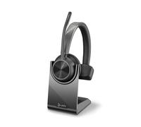 Poly - Voyager 4310 UC Wireless Headset + Charge Stand (Plantronics) - Single-Ea