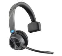 Poly - Voyager 4310 UC Wireless Headset (Plantronics) - Single-Ear Headset w/ Mic - Connect to PC/Mac via USB-A Bluetooth Adapter, Cell Phone via Bluetooth - Works with Teams (Certified), Zoom & More