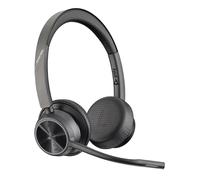 POLY Voyager 4320 USB-C Headset. Product type: Headset. Connectivity technology: Wireless Bluetooth. Recommended usage: Office/Call center. Wireless range: 50 m. Cable length: 1.5 m Product colour: Bl