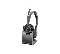 Poly Voyager 4320 USB-A with Charging Base - Microsoft Teams Wireless stereo headset for PC and mobile devices. ideal for professionals