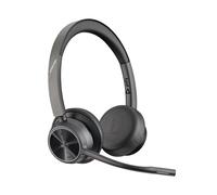 Poly Voyager 4320 UC Wireless Headset - Stereo Headphones w/Noise-Canceling Boom Mic - Connect PC/Mac/Mobile via Bluetooth - Works w/Teams (Certified