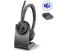 Poly Voyager 4320 USB-C Microsoft Teams + Charging base Wireless stereo headset for PC, smartphone and phone: ideal for flexible professionals
