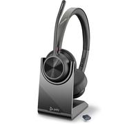 POLY Voyager 4320 USB-C Headset. Product type: Headset. Connectivity technology: Wireless Bluetooth. Recommended usage: Office/Call center. Wireless range: 50 m. Cable length: 1.5 m Product colour: Black